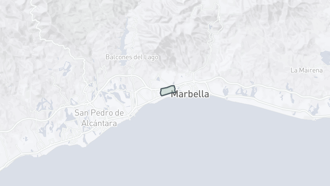 Property Location Map, La Carolina, Marbella Golden Mile