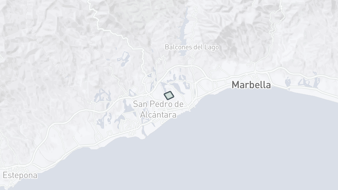 Property Location Map, La Campana, Nueva Andalucia