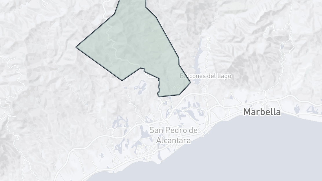 Mapa de Ubicación de la Propiedad, El Madroñal, Benahavis