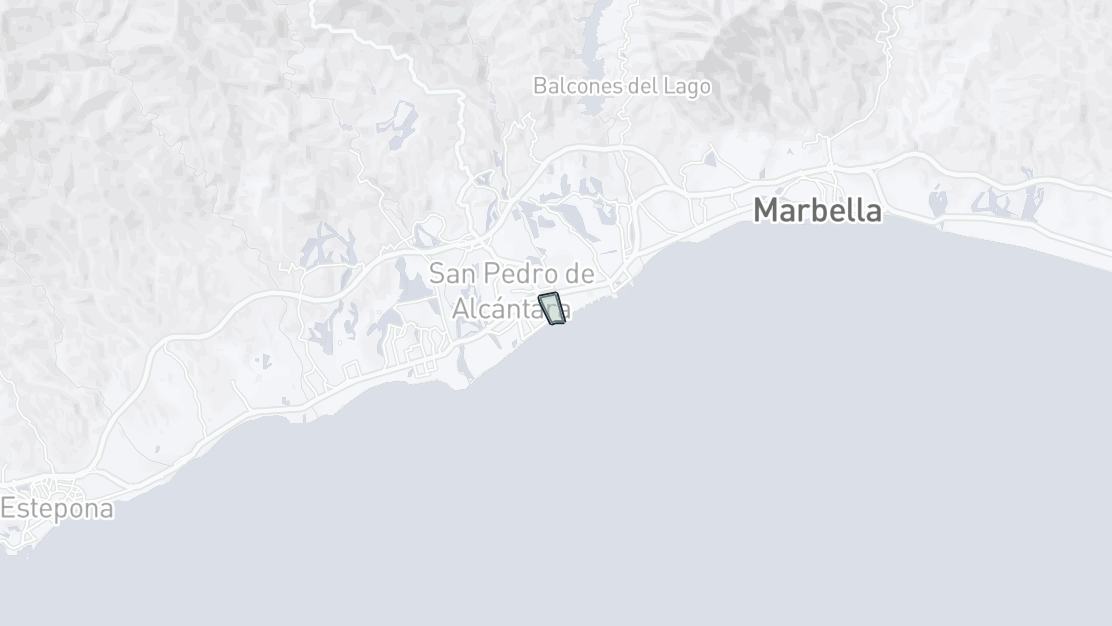 Mapa de Ubicación de la Propiedad, Cortijo Blanco, San Pedro de Alcantara