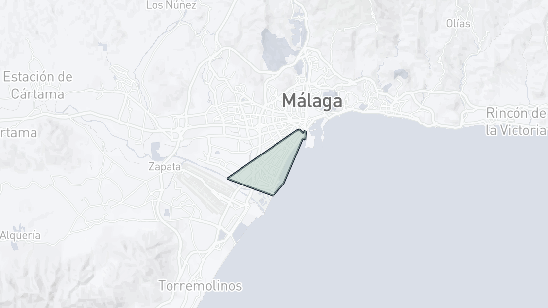 Property Location Map, Malaga - Carretera de Cádiz