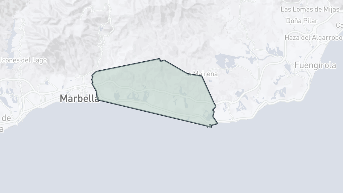 Property Location Map, Marbella East