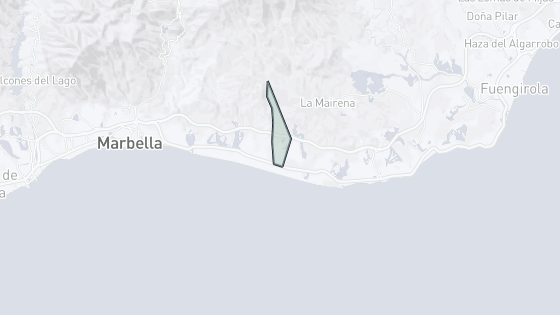Mapa de Ubicación de la Propiedad, Elviria, Marbella Este
