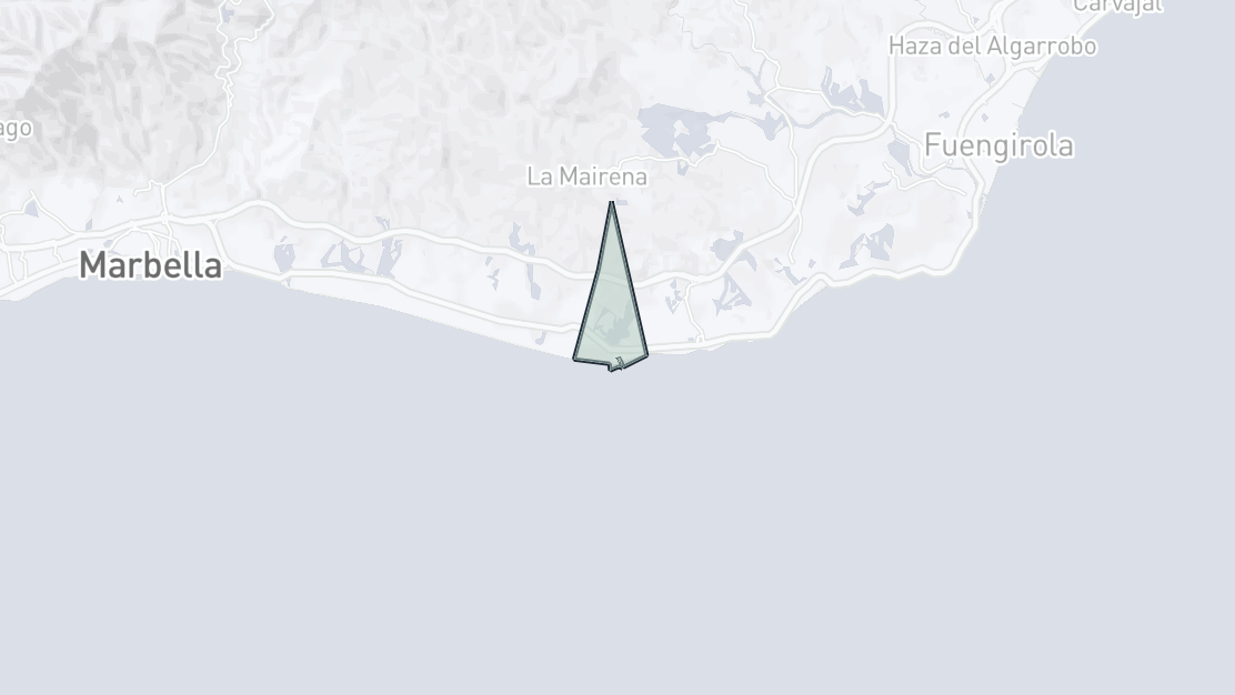 Kartenübersicht der Immobilienlage, Cabopino, Marbella Ost