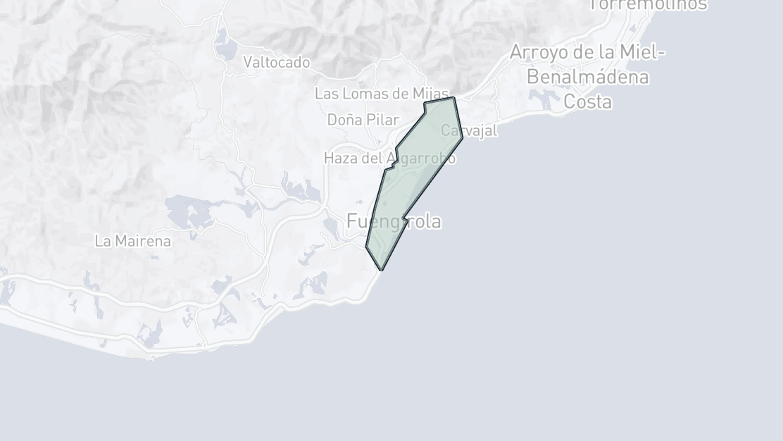 Karta över fastighetsläge, Fuengirola