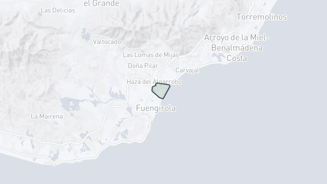 Karta över fastighetsläge, Los Boliches, Fuengirola