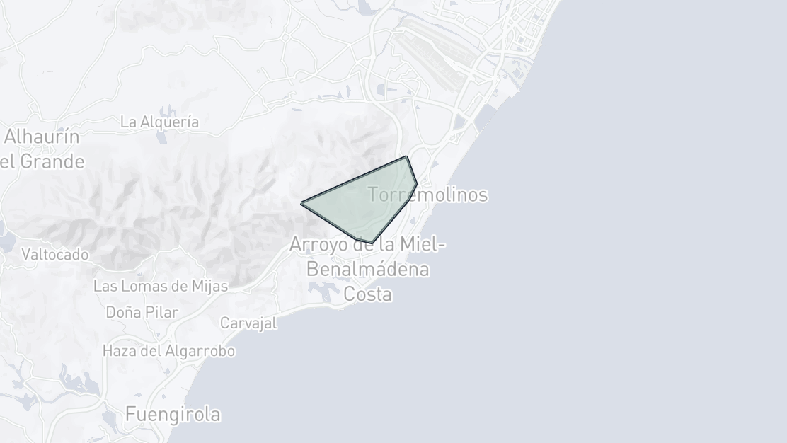 Mapa de Ubicación de la Propiedad, El Pinillo, Torremolinos