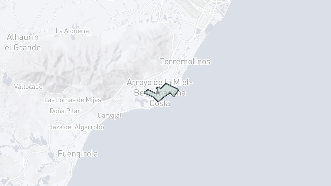 Mapa de Ubicación de la Propiedad, Benalmadena Costa