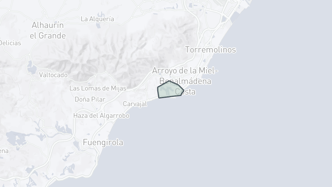 Mapa de Ubicación de la Propiedad, Torrequebrada, Benalmadena