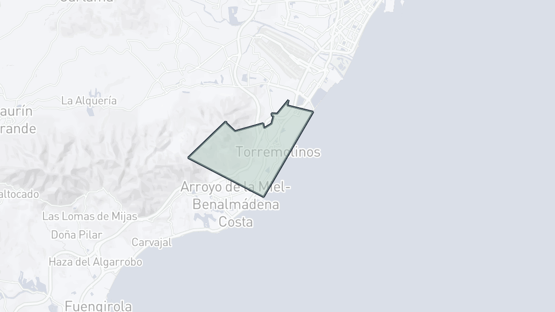 Karta över fastighetsläge, Torremolinos