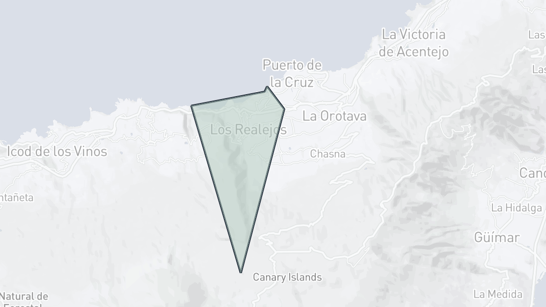 Mapa de Ubicación de la Propiedad, Los Realejos