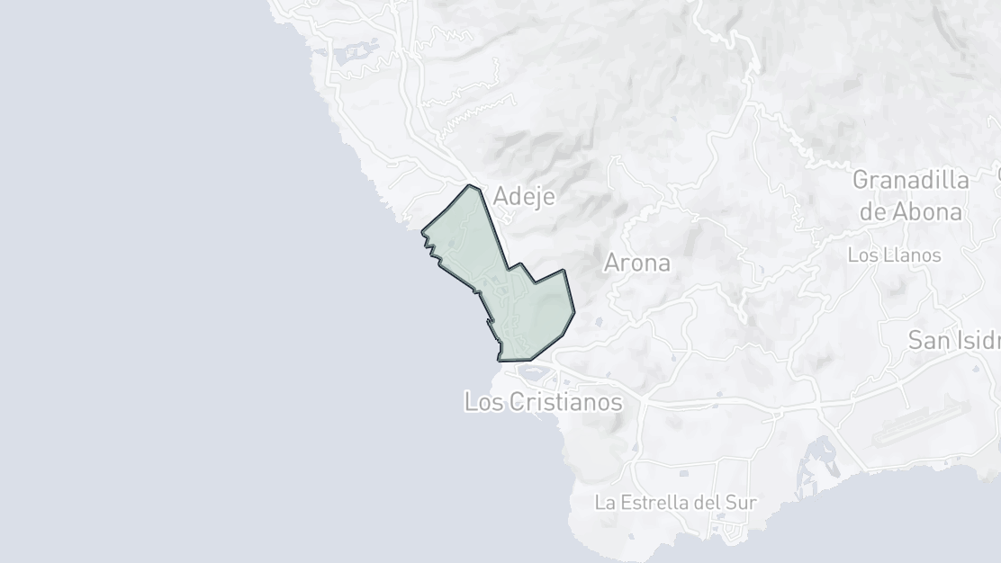 Mapa de Ubicación de la Propiedad, Costa Adeje