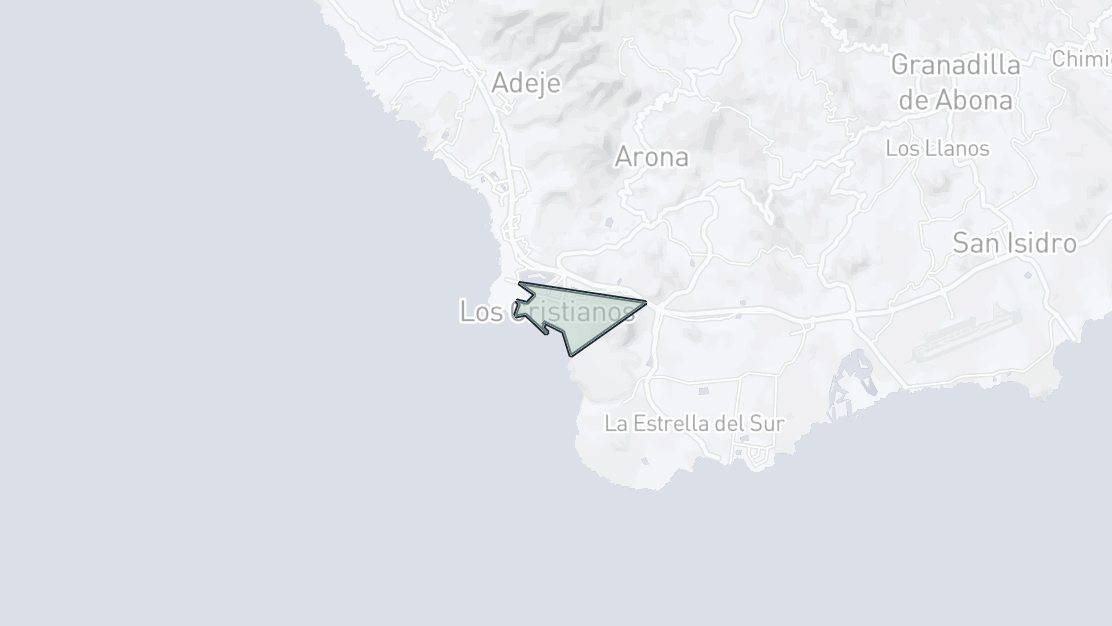 Property Location Map, Los Cristianos, Arona