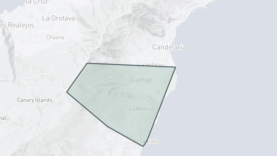 Property Location Map, Güimar