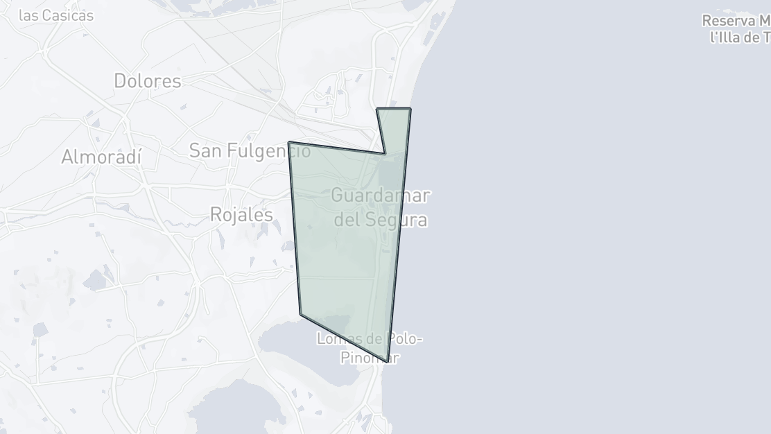 Property Location Map, Guardamar del Segura