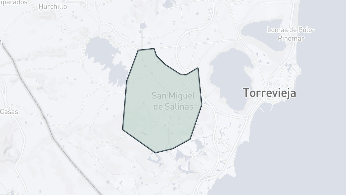 Mapa de Ubicación de la Propiedad, San Miguel de Salinas