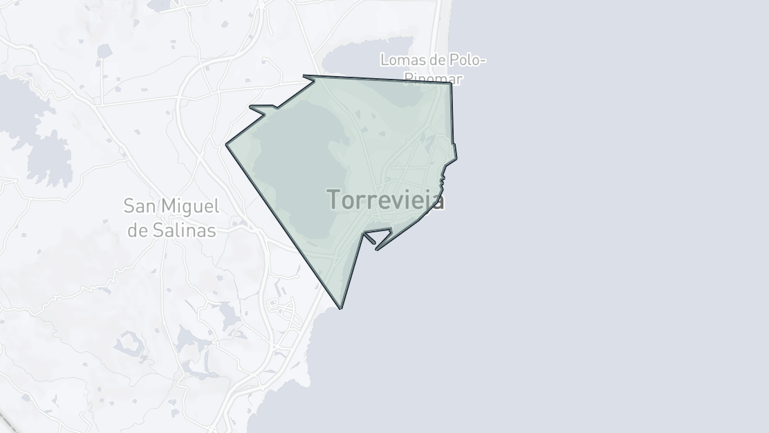 Mapa de Ubicación de la Propiedad, Torrevieja