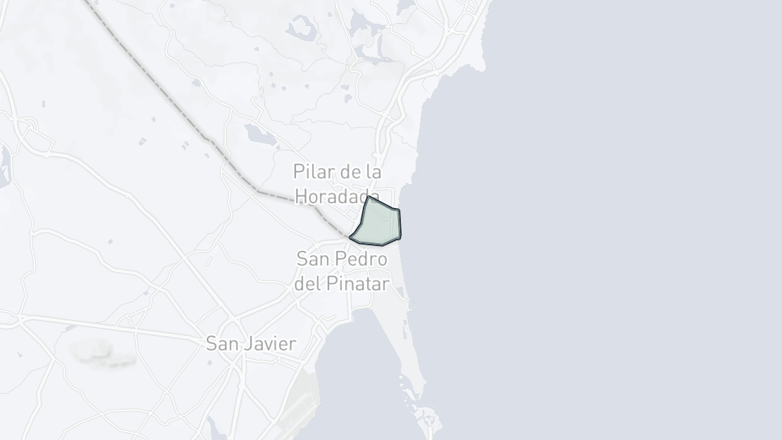 Property Location Map, El Mojón, Pilar de la Horadada
