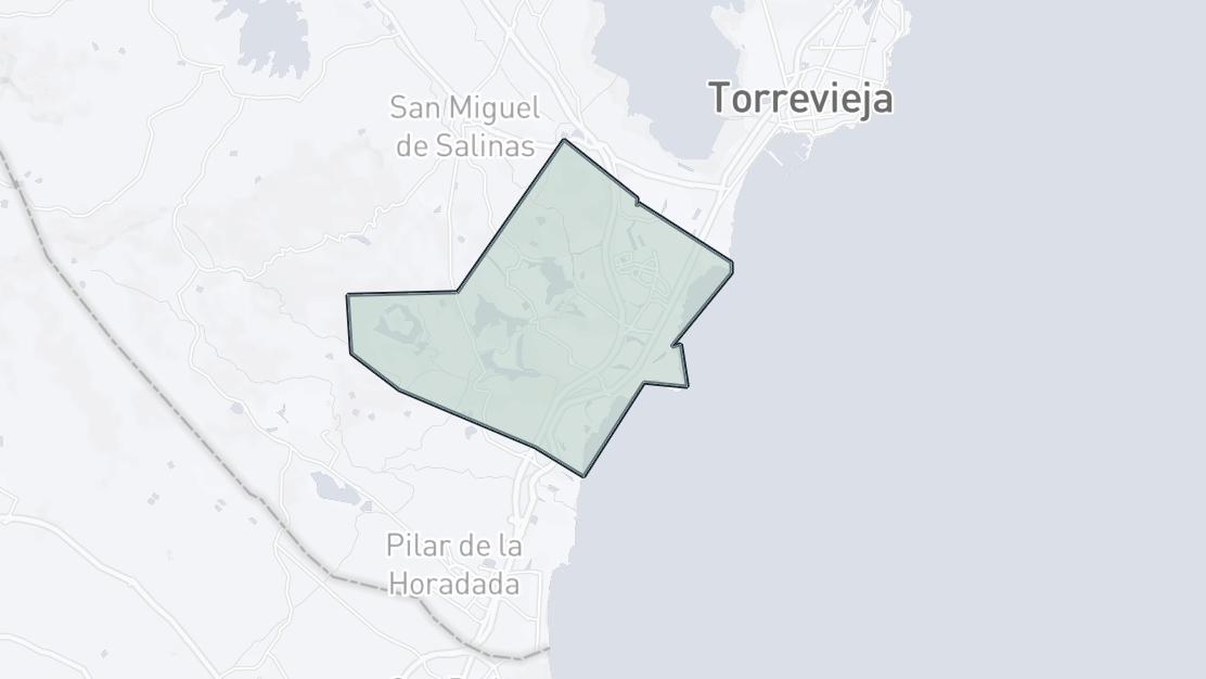 Mapa de Ubicación de la Propiedad, Orihuela Costa