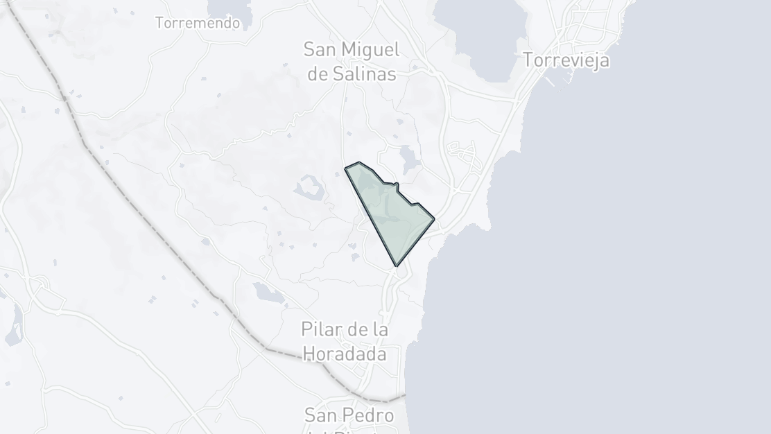 Mapa de Ubicación de la Propiedad, Las Ramblas Golf, Orihuela Costa