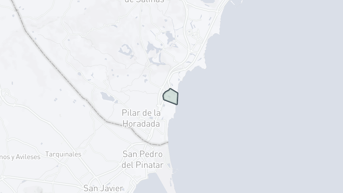 Property Location Map, Mil Palmeras, Pilar de la Horadada
