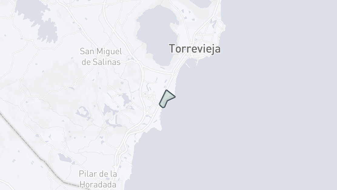 Karta över fastighetsläge, Punta Prima, Torrevieja