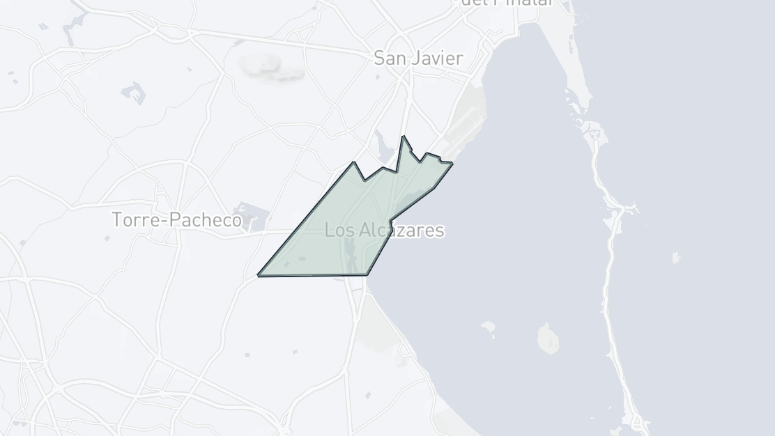 Mapa de Ubicación de la Propiedad, Los Alcazares