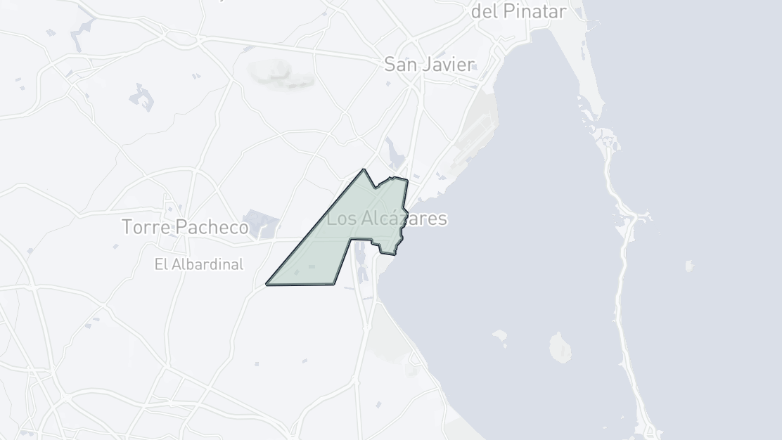 Property Location Map, Los Alcázares, Los Alcazares