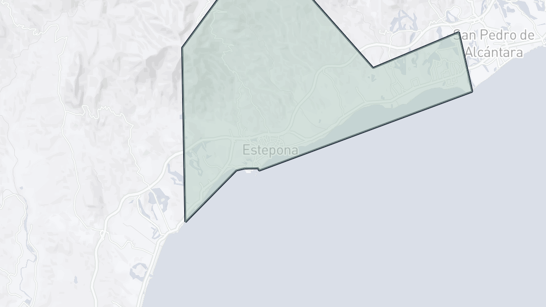 Mapa de Ubicación de la Propiedad, Estepona