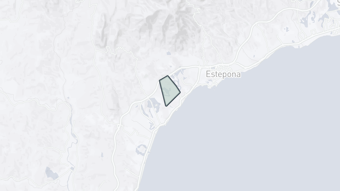 Property Location Map, Estepona Golf, Estepona West