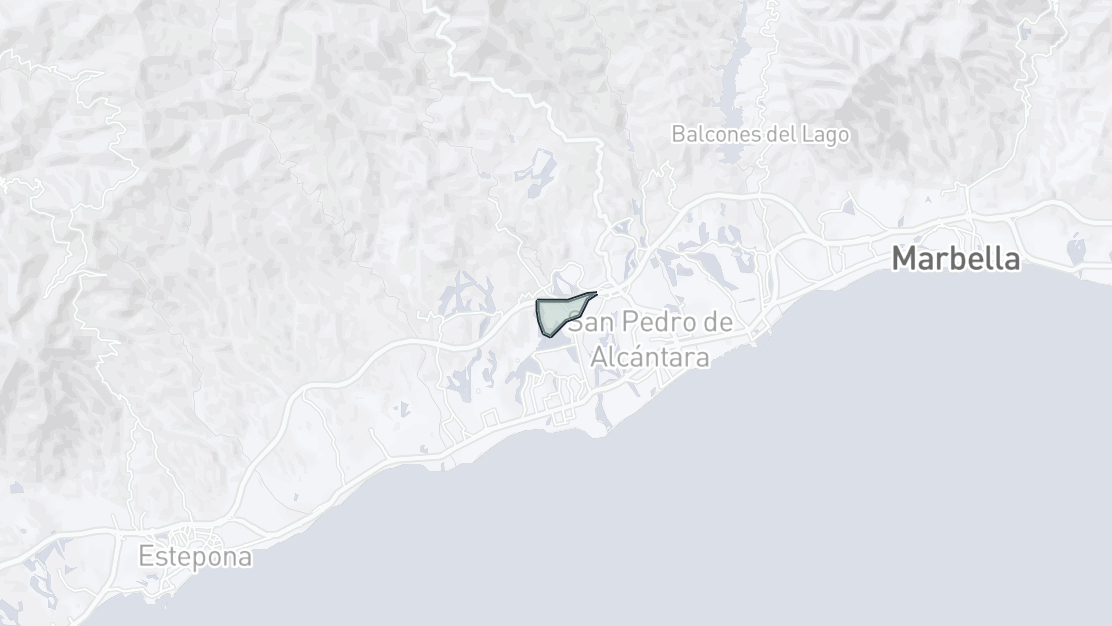 Mapa de Ubicación de la Propiedad, La Alqueria, Benahavis