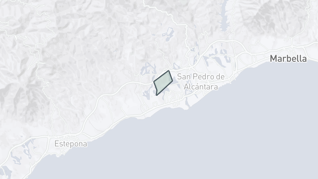 Mapa de Ubicación de la Propiedad, Paraiso Alto, Benahavis