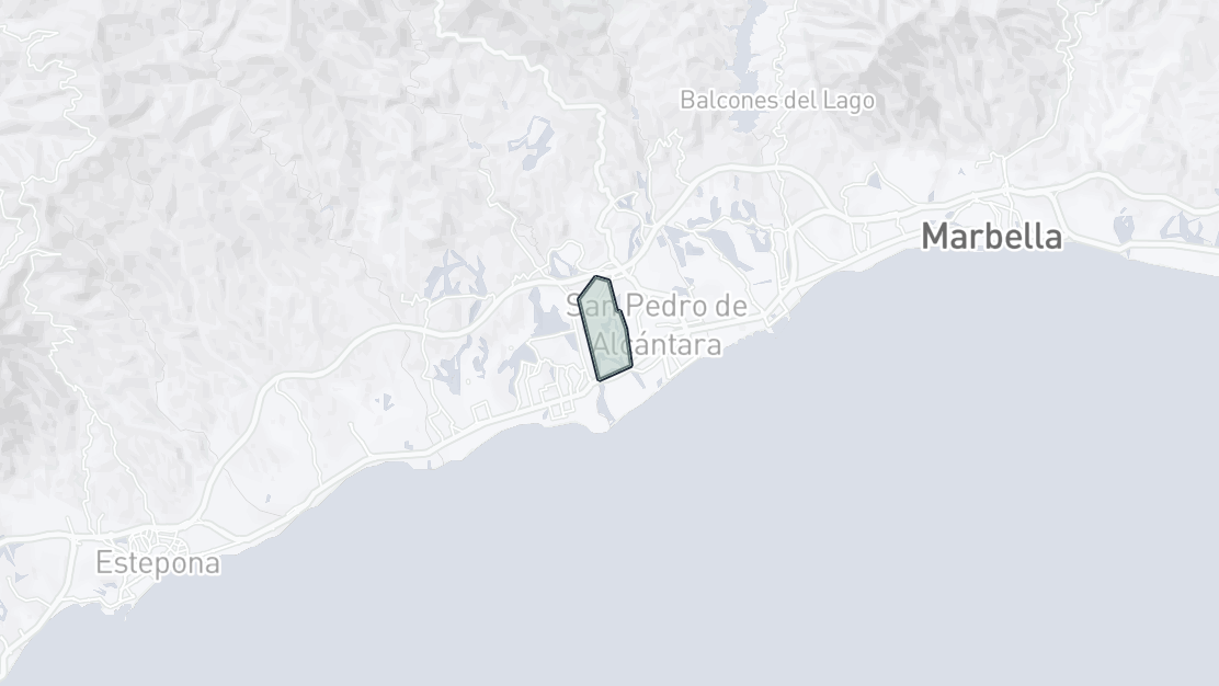 Property Location Map, Guadalmina Alta, San Pedro de Alcantara