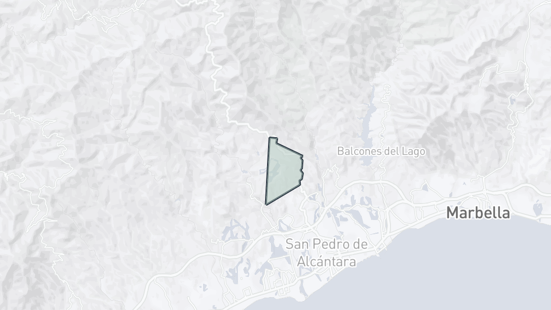 Mapa de Ubicación de la Propiedad, La Zagaleta, Benahavis