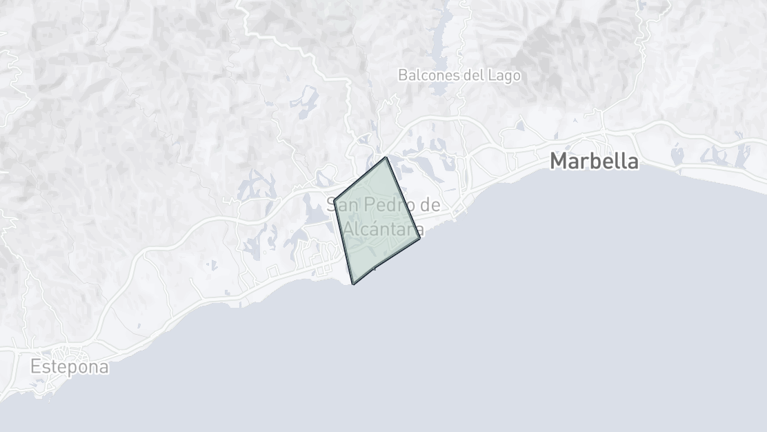Property Location Map, San Pedro de Alcantara