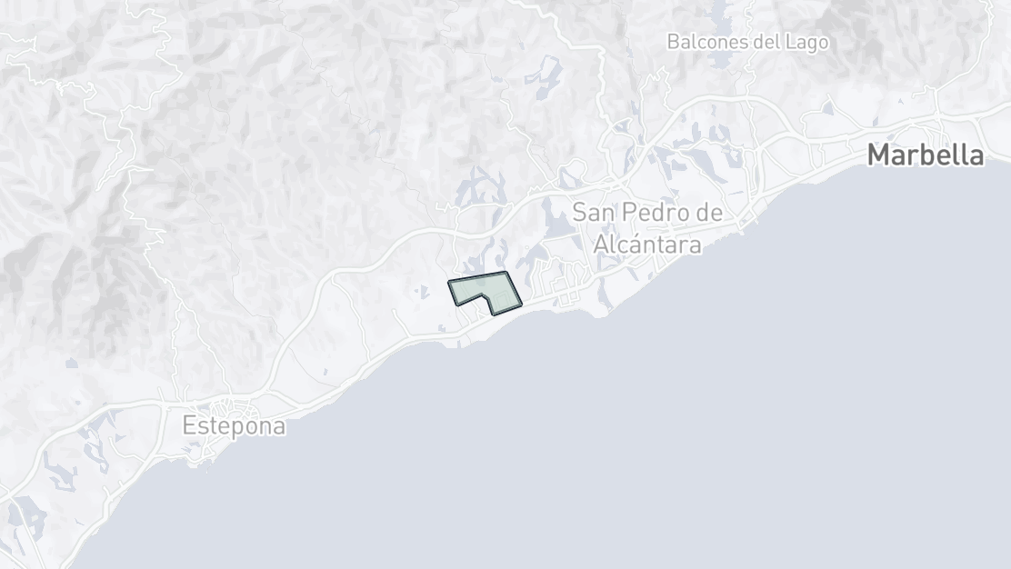 Property Location Map, Bel Air, Estepona East