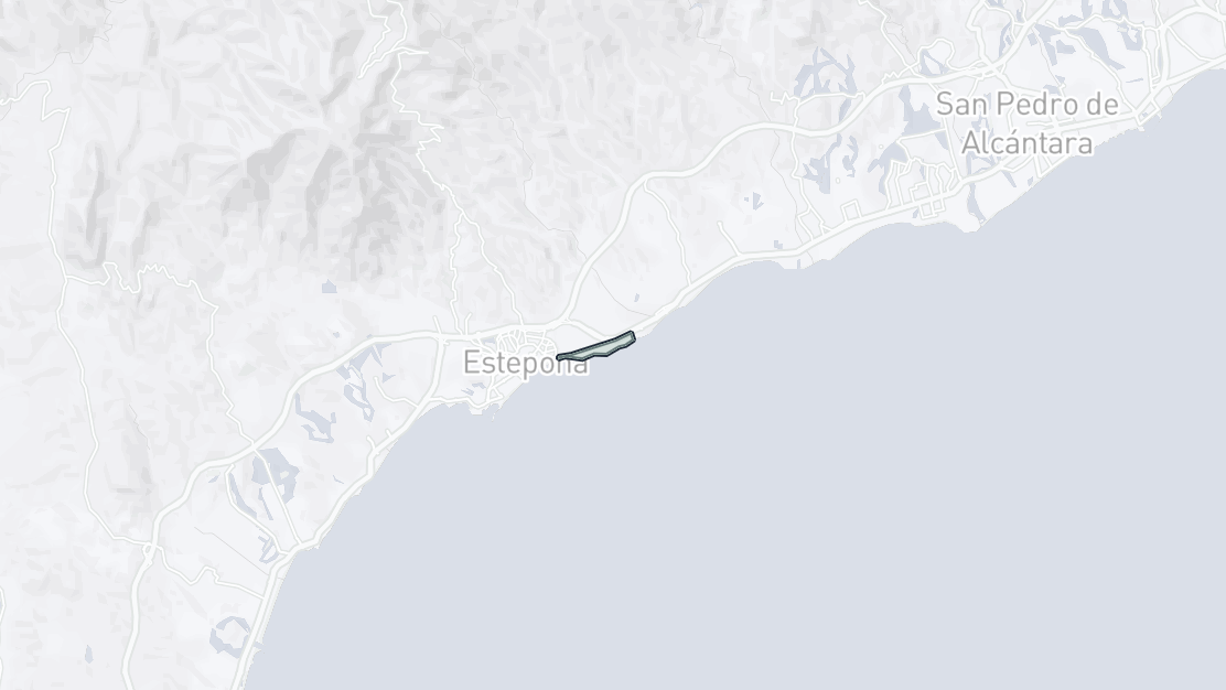 Property Location Map, Alcazaba Beach, Estepona East