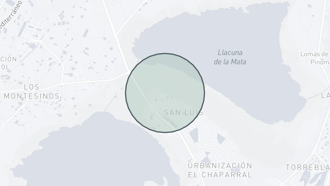 Mapa de Ubicación de la Propiedad, El Chaparral, Torrevieja