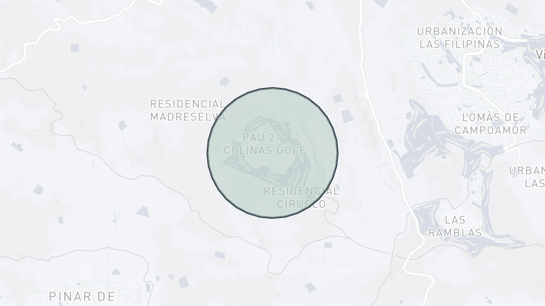Property Location Map, Las Colinas Golf, Orihuela