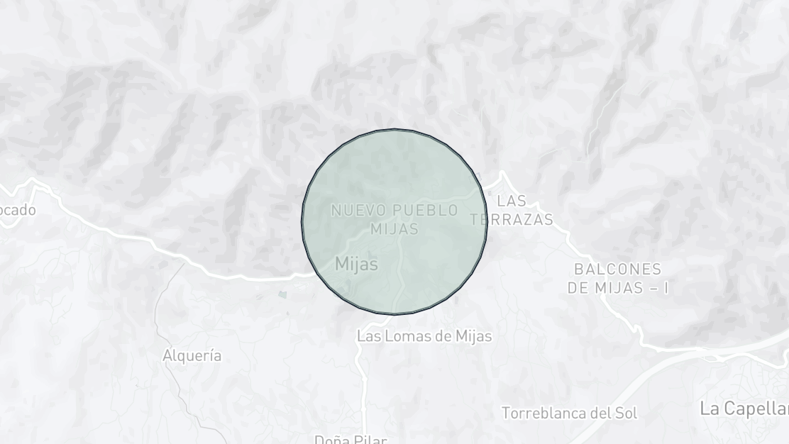 Mapa de Ubicación de la Propiedad, Mijas Pueblo