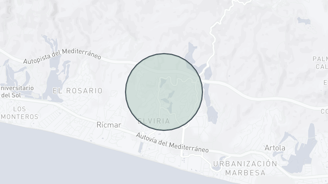 Mapa de Ubicación de la Propiedad, Elviria Hills, Marbella Este