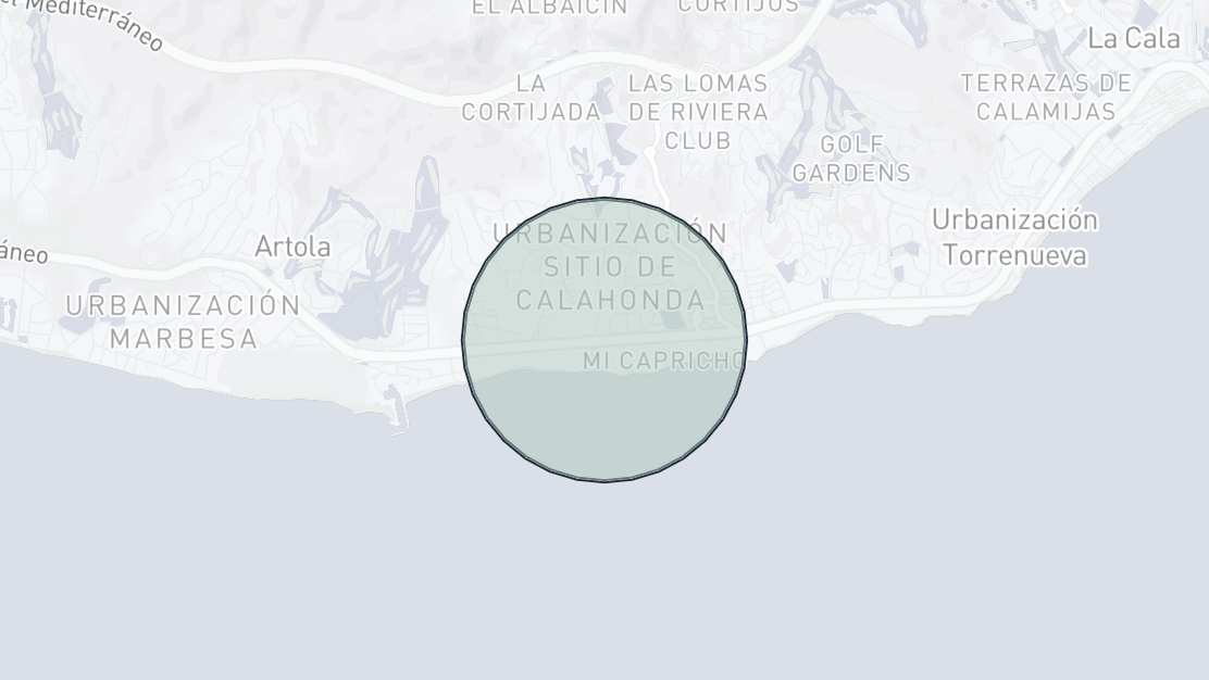 Property Location Map, Calahonda, Mijas Costa