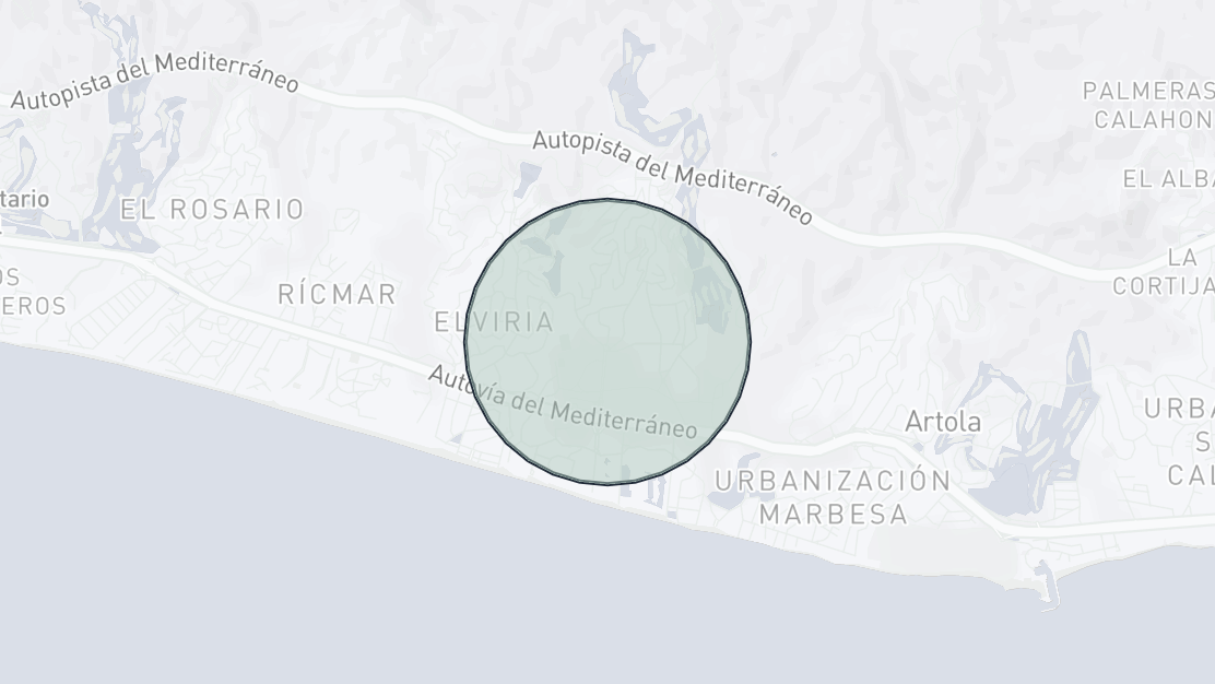 Karta över fastighetsläge, Hacienda Elviria, Marbella Öst