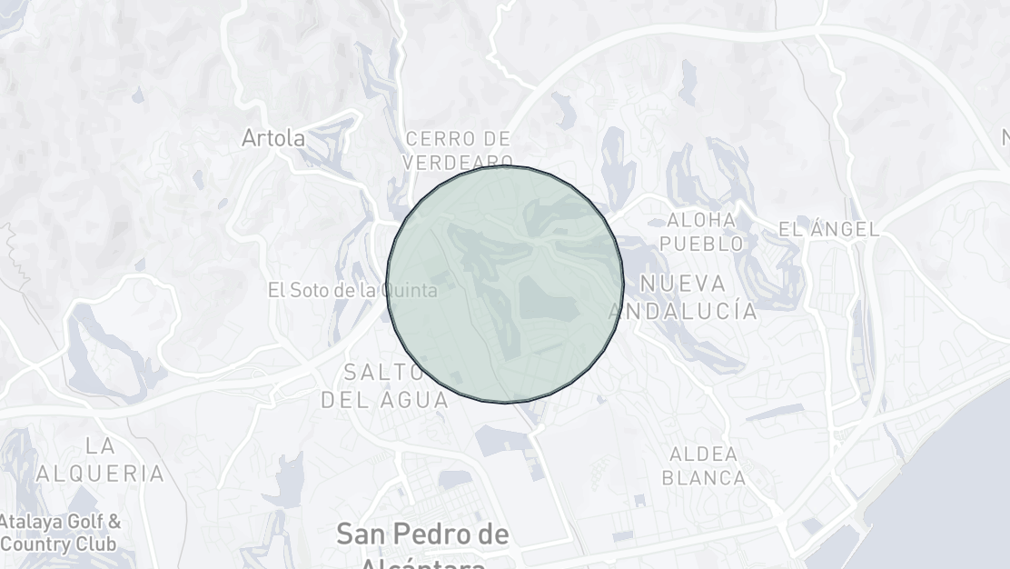 Property Location Map, Alcores del Golf, Nueva Andalucia