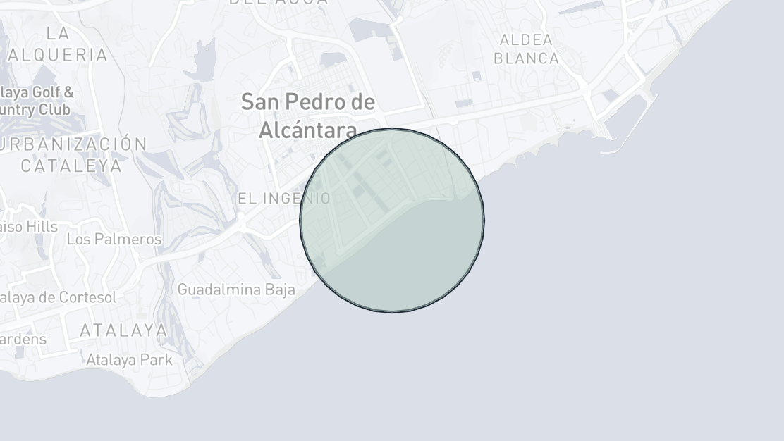 Property Location Map, San Pedro Playa, San Pedro de Alcantara