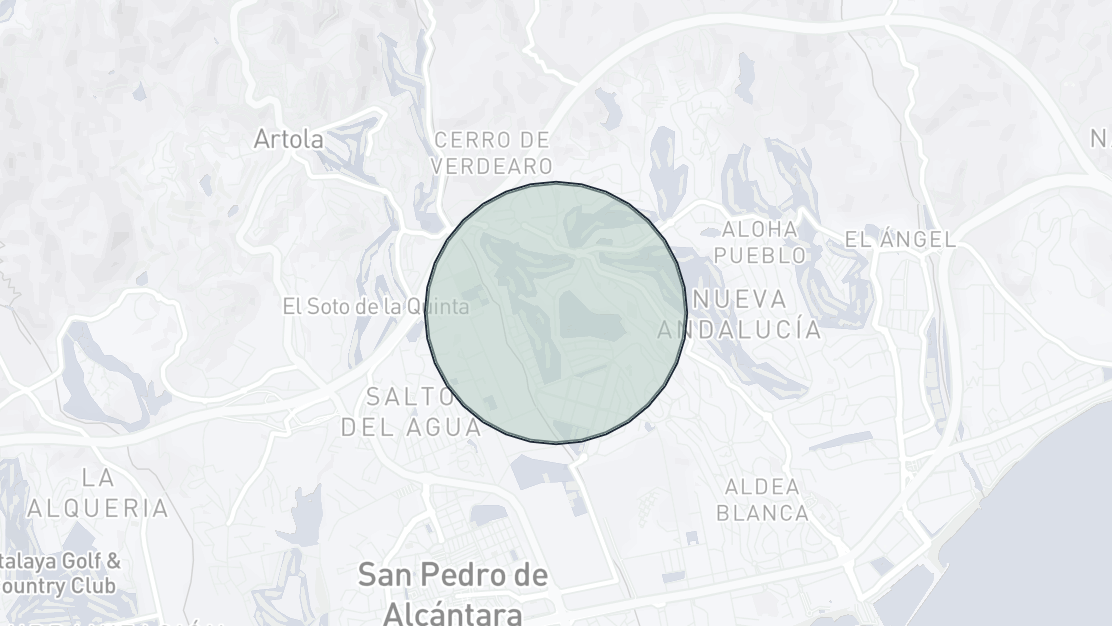 Property Location Map, Los Naranjos Golf, Nueva Andalucia
