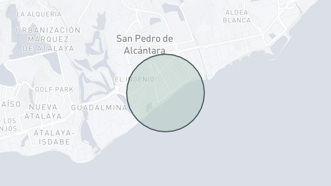 Property Location Map, Las Adelfas, San Pedro de Alcantara