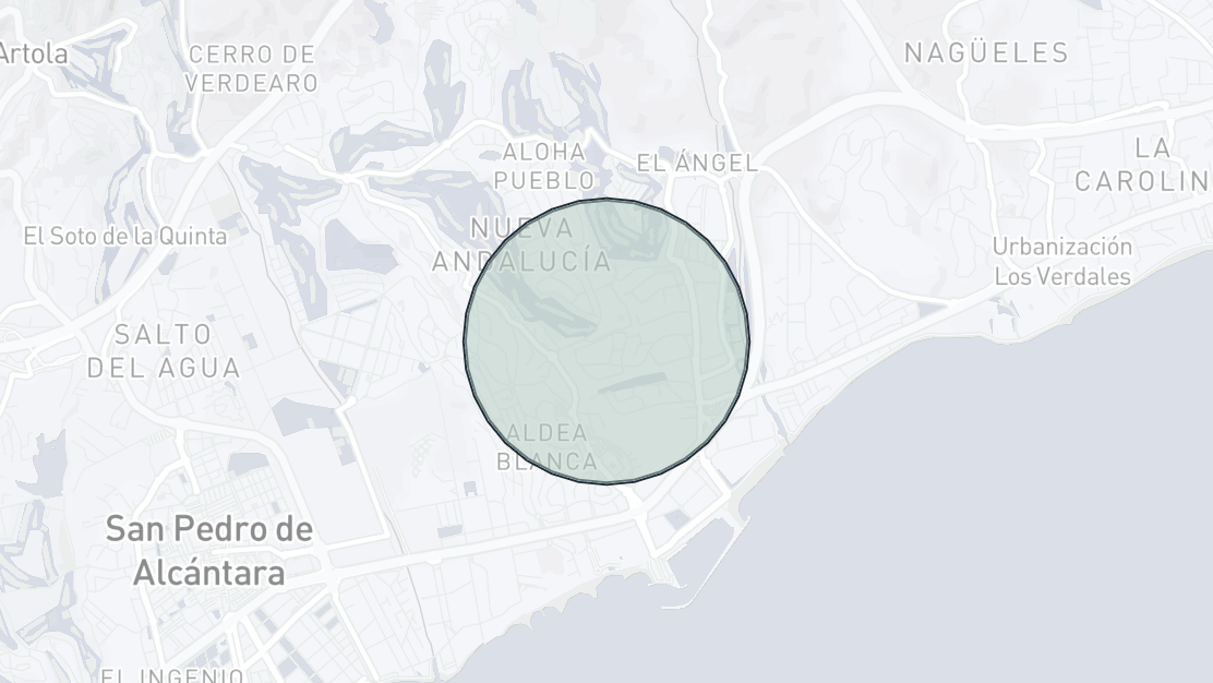 Property Location Map, Hacienda El palmeral, Nueva Andalucia