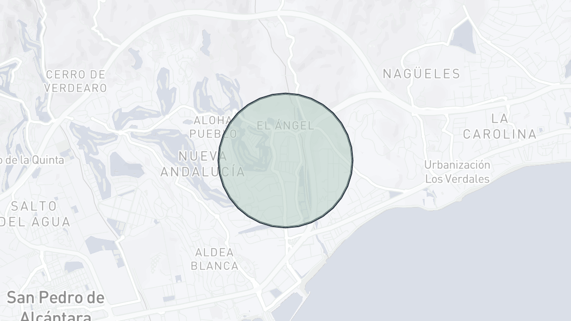 Property Location Map, Los Naranjos de Marbella, Nueva Andalucia