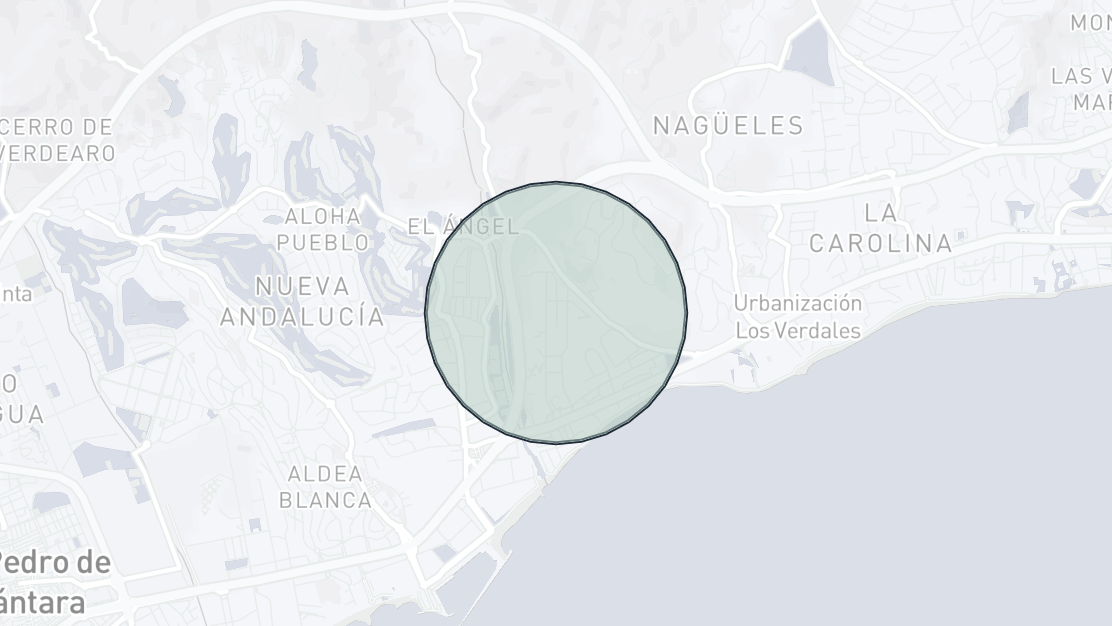 Karta över fastighetsläge, Epic Marbella, Marbella Golden Mile